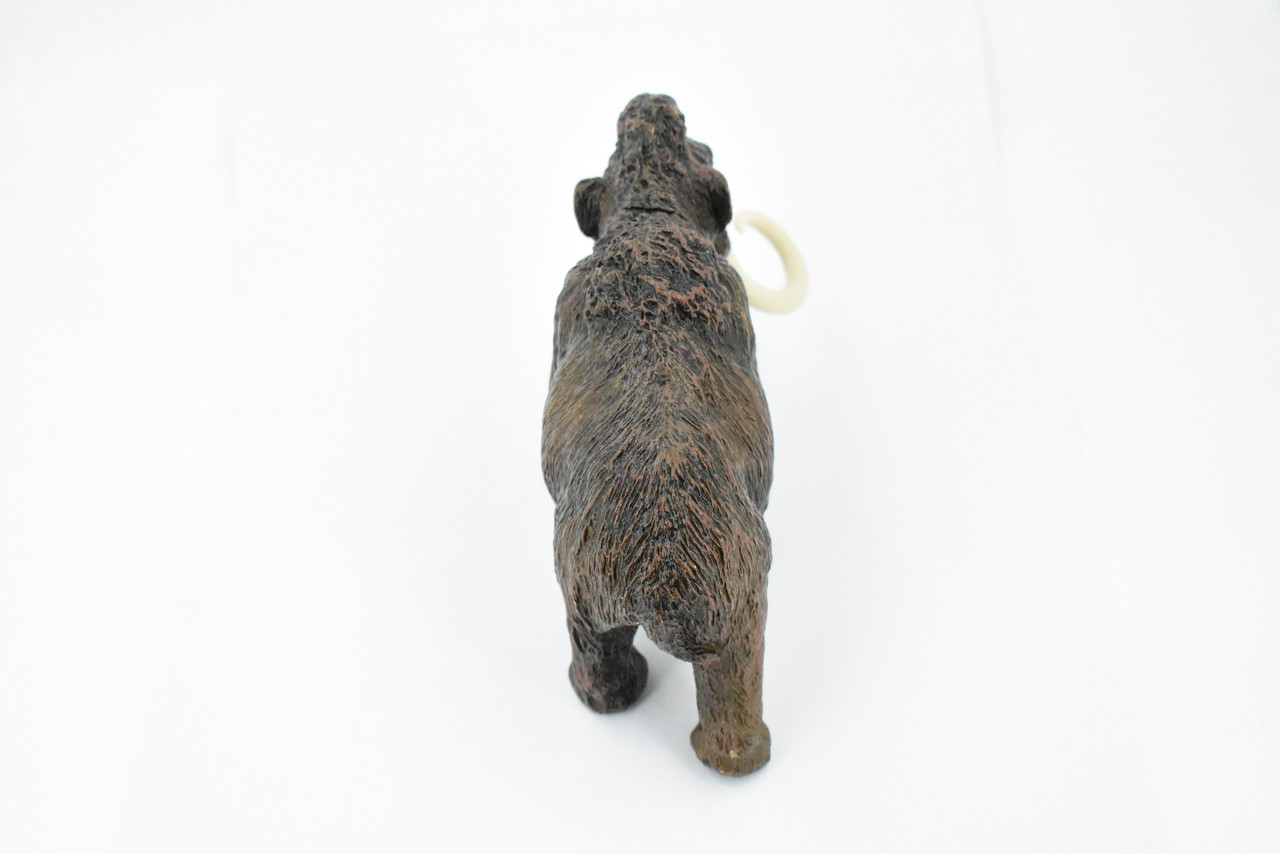 Wooly Mammoth, Prehistoric Mammal, Museum Quality, Rubber Animal, Hand Painted, Realistic Toy Figure, Diorama Model, Kids, Educational, 7 Inches.
