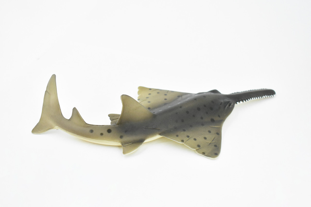 Shark, Sawfish, Carpenter Shark, Museum Quality, Hand Painted, Rubber Fish, Realistic Toy Figure, Model, Replica, Kids, Educational, Gift,     9"     CH317 BB131