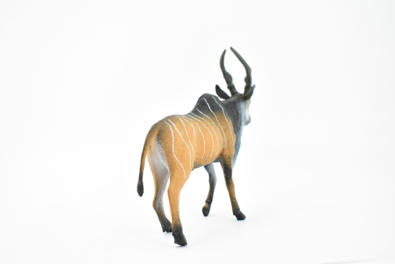 Eland Antelope, Museum Quality, Hand Painted, Rubber Animal, Realistic Toy Figure, Model, Replica, Kids, Educational, Gift,        6"      CH328 BB132