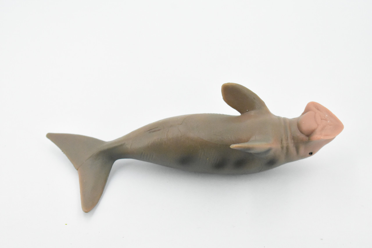 Dugongs, Manatee, Sea Cow, Museum Quality, Hand Painted, Very Realistic Rubber Mammal, Model, Educational, Gift,       6"     CH329 BB133