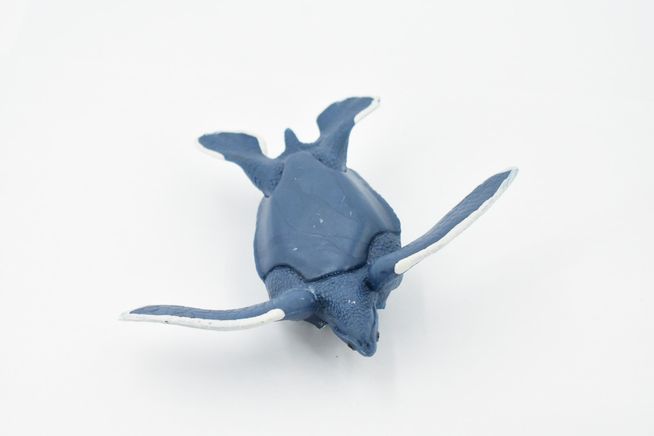 Turtle, Leatherback Sea Turtle, Museum Quality, Hand Painted, Rubber Animal, Realistic Toy Figure, Model, Replica, Kids, Educational, Gift,      4 "      CH360 BB137 