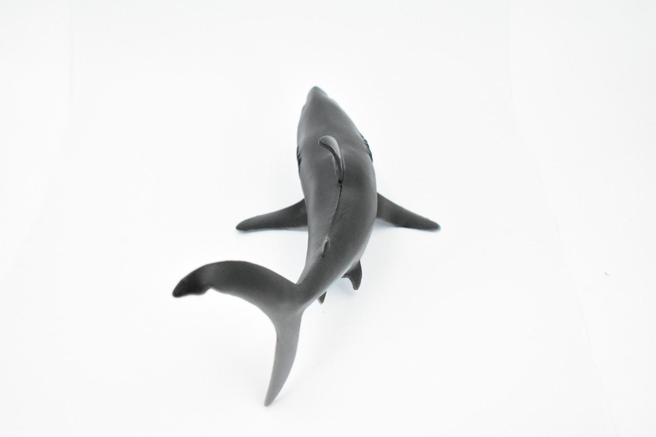 Shark, Great White, G.W. Shark, Museum Quality, Hand Painted, Rubber Fish, Realistic Toy Figure, Model, Replica, Kids, Educational, Gift,       9"      CH368 BB139