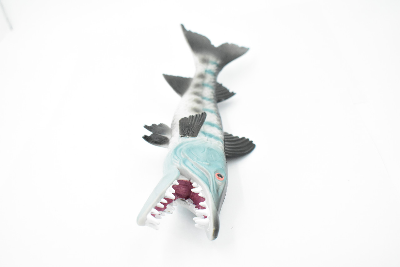 Simulation Action Figure Toys Ocean Animal Salmon Barracuda Figurine Sea  Animals Model Kids Learn Educational Collection
