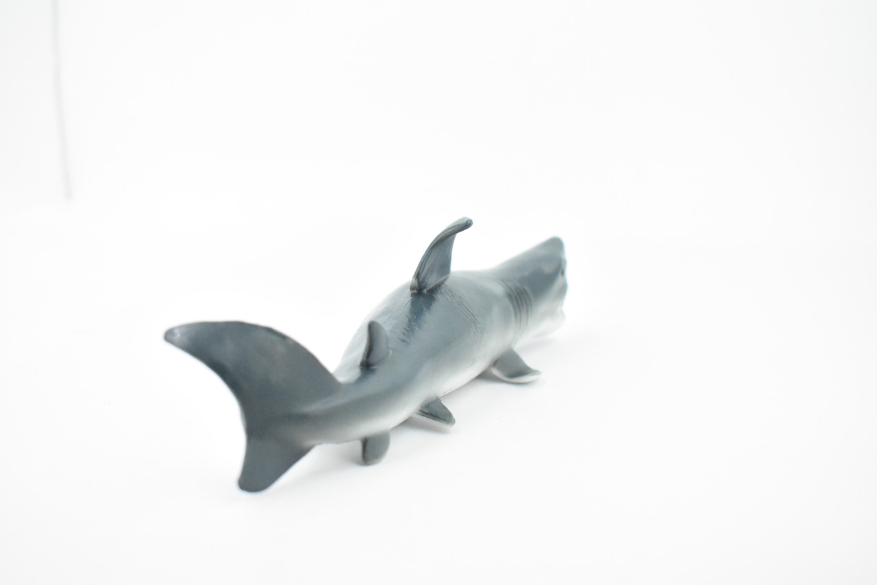 Shark, Great White, G.W. Shark, Museum Quality, Hand Painted, Rubber Fish, Realistic Toy Figure, Model, Replica, Kids, Educational, Gift,       7"      CH384 BB143