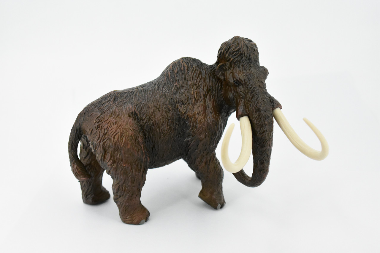 Wooly Mammoth, Prehistoric Mammal, Museum Quality, Hand Painted, Realistic Toy Figure, Model, Replica, Kids, Educational, Gift,     7"      CH396 BB148