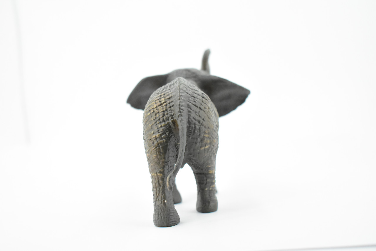 Elephant, African, Female, Museum Quality, Rubber Animal, Hand Painted, Realistic Toy Figure, Model, Replica, Kids, Educational, Gift,   7"    CH474 BB153