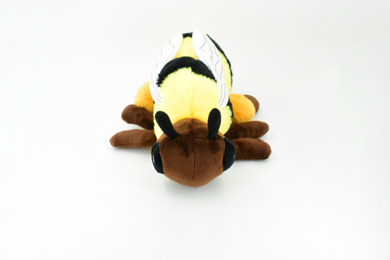 Bumblebee, Bumble Bee, Honey Bee, Large Stuffed Animal, Educational, Plush Realistic Figure, Lifelike Model, Replica, Gift,    12"   WR10 B366