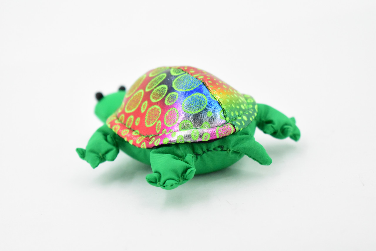 Turtle, Sea Turtle, Reptiles, Green,  Hand Made, Thailand Sand Creatures, Toy, Paper Weight, Bean Bag, Cornhole         3 1/2"    TH28 BB68 