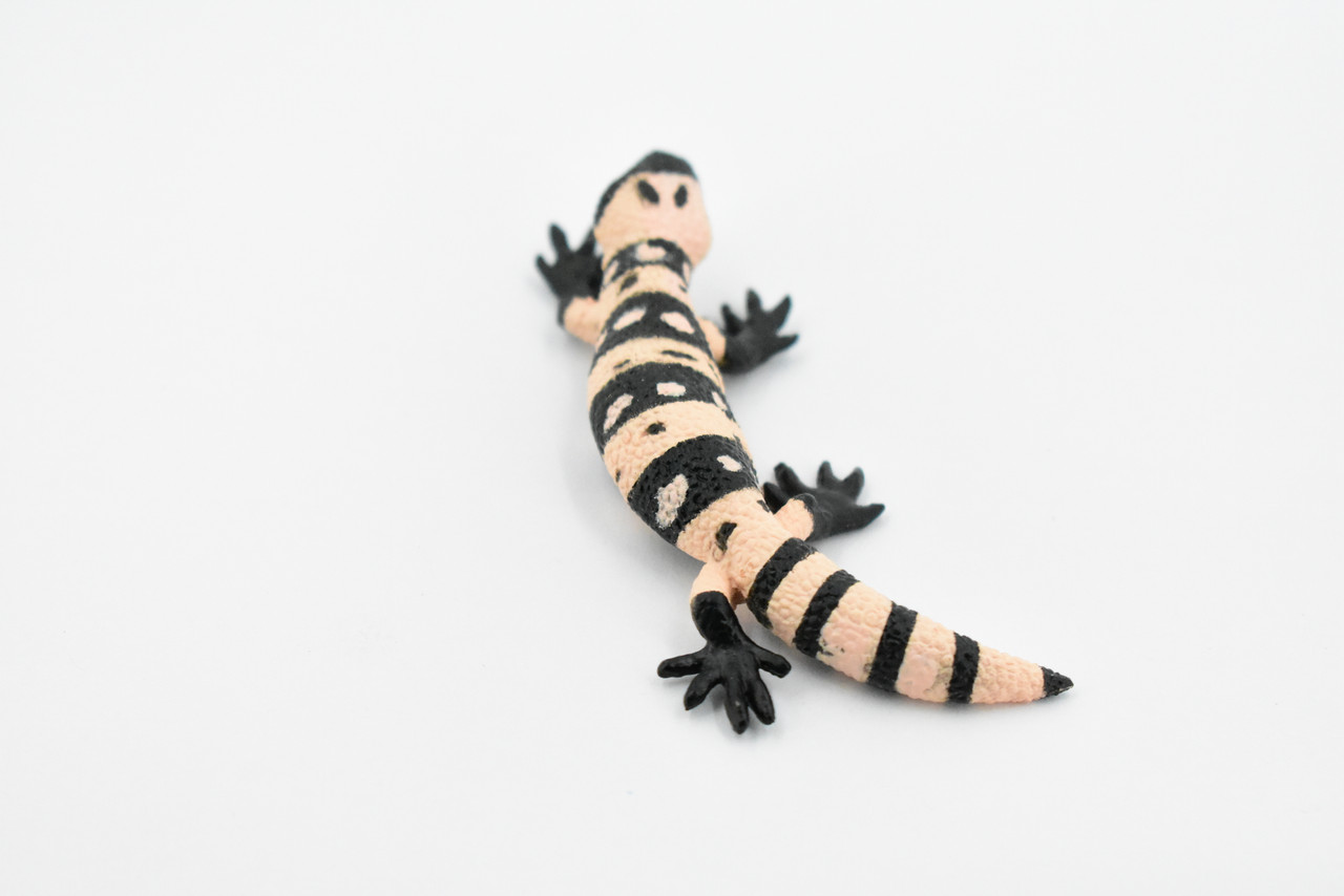Lizard, Gila Monster, Desert Lizard, Reptile, Rubber Toy, Realistic, Rainforest, Figure, Model, Replica, Kids, Educational, Gift,      3"      F4066 B135