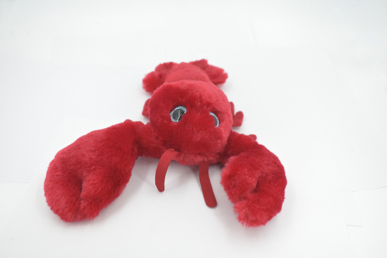 Lobster, Big Eyes Very Nice Plush Animal, Crustaceans, Educational, Figure, Lifelike, Model, Replica, Gift,      11"      PZ016 B453