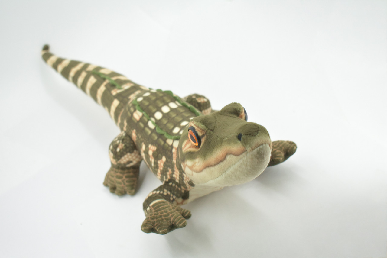 Alligator, Crocodile, Baby, Stuffed Reptile, Educational, Plush Toy, Kids, Realistic Figure, Lifelike, Model, Replica, Gift,       20"        WR01 B260