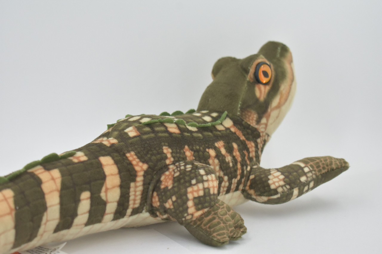 Alligator, Crocodile, Baby, Stuffed Reptile, Educational, Plush Toy, Kids, Realistic Figure, Lifelike, Model, Replica, Gift,       20"        WR01 B260