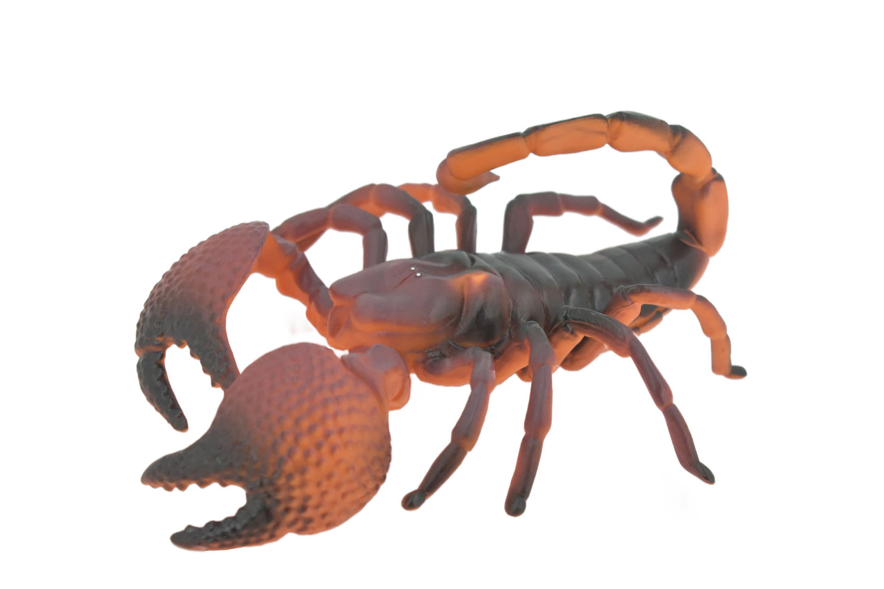 Scorpion, Mammoth, Hand Painted, Rubber Arachnids, Educational, Toy, Kids, Realistic Figure, Lifelike Model, Figurine, Replica, Gift,