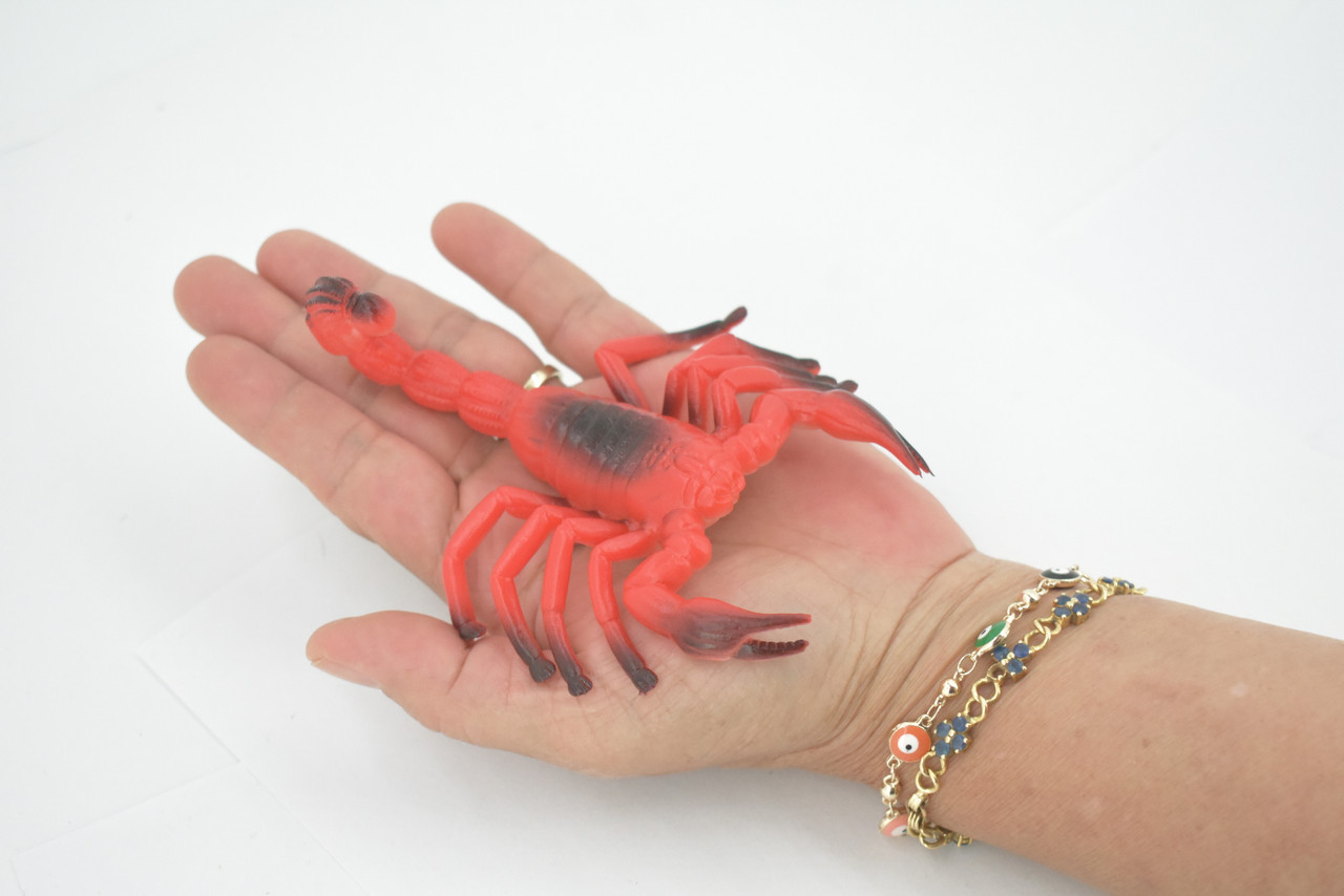 Scorpion, Mammoth, Solid Rubber Arachnids, Educational, Toy, Kids, Realistic Figure, Lifelike Model, Figurine, Replica, Gift