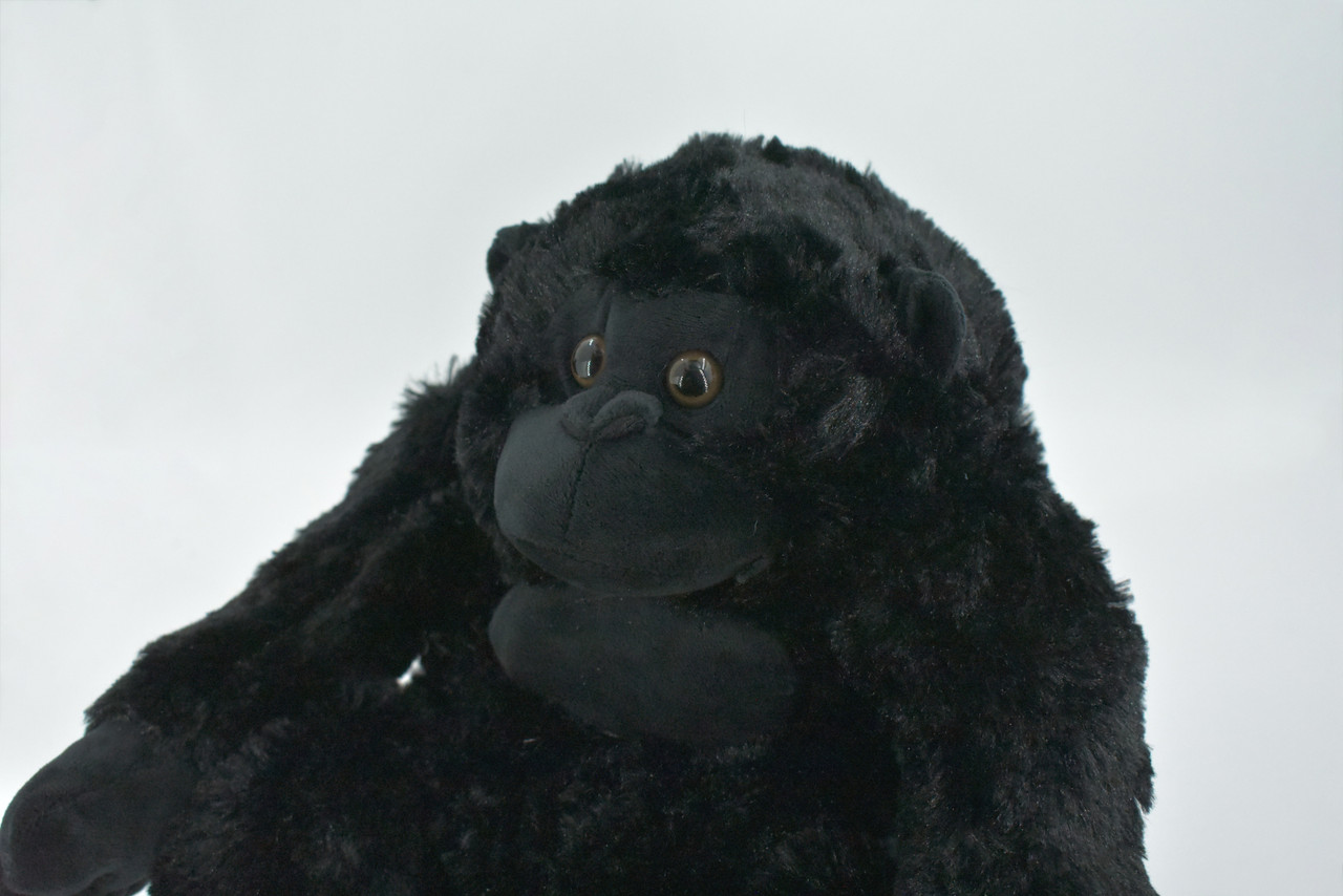 Gorilla, Primates, Great Apes, Educational, Stuffed Plush Animal, Toy, Kids, Realistic Figure, Lifelike Model, Replica, 12 Inches.