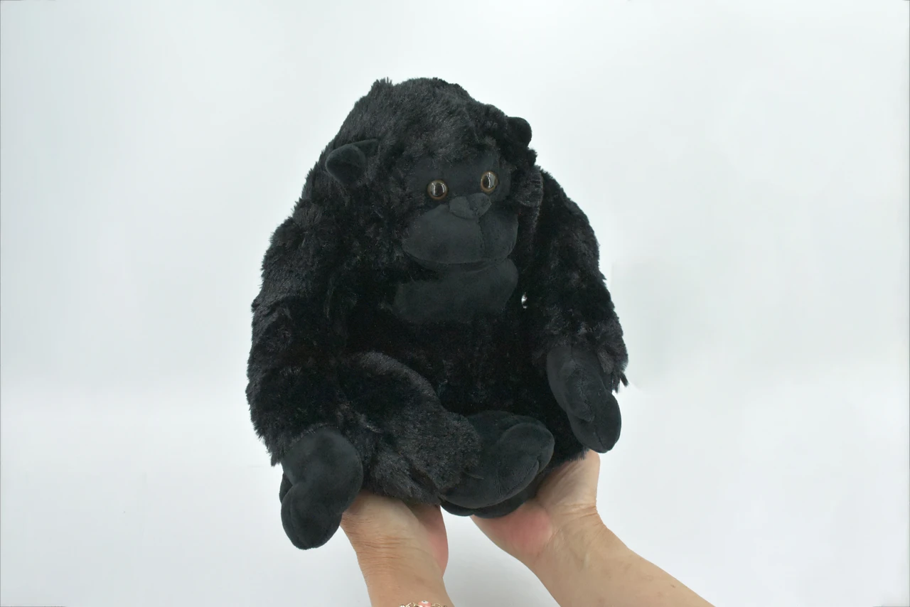 Gorilla, Primates, Great Apes, Educational, Stuffed Plush Animal, Toy, Kids, Realistic Figure, Lifelike Model, Replica, 12 Inches.