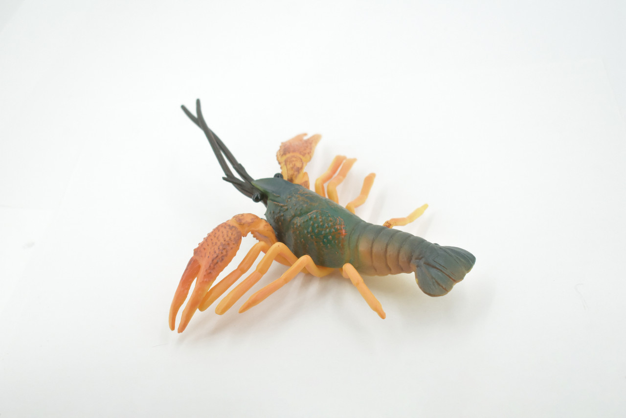 Crawfish, Crayfish, Museum Quality, Hand Painted, Rubber Crustaceans