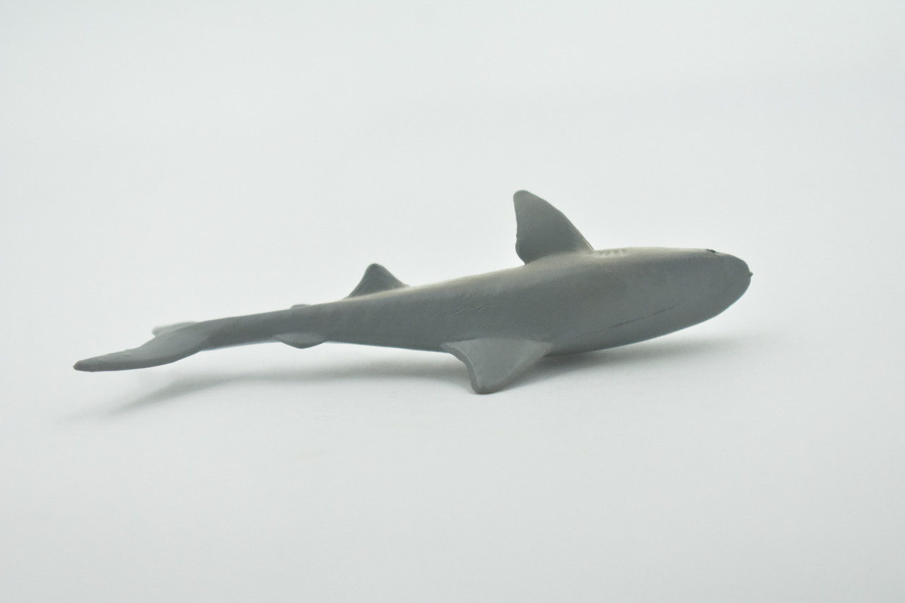 Shark, Bull Shark, Hand Painted, High Quality, Rubber Fish, Realistic, Toy, Figure, Model, Replica, Kids, Educational, Gift,      3 1/2"    CH484 BB154