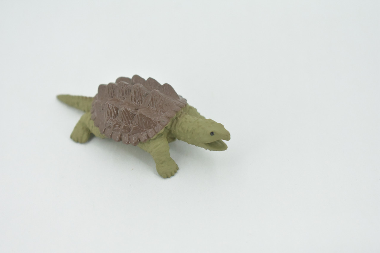 Alligator Snapping Turtle, Plastic Reptile, Educational, Realistic, Figure, Lifelike Model, Figurine, Replica, Toys, Kids, Gift,    2 1/2 Inches. 
