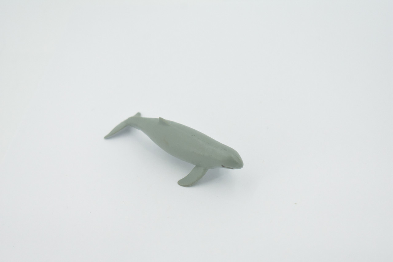 Whale, Pilot Whale, Hand Painted, Rubber Cetaceans, High Quality Rubber, Realistic, Toy, Figure, Kids, Model, Replica, Educational, Gift,     3"       CH503 BB156