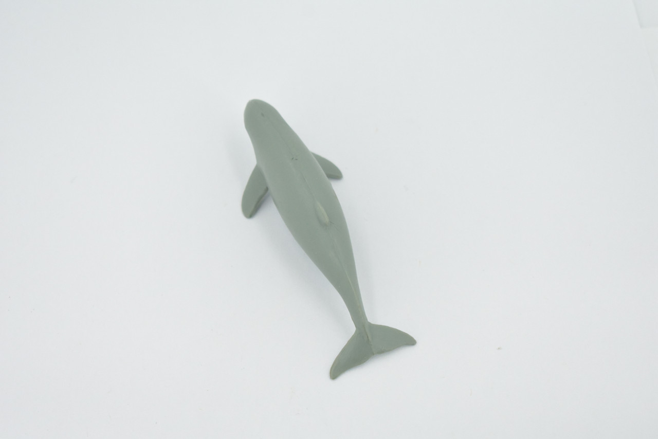 Whale, Pilot Whale, Hand Painted, Rubber Cetaceans, High Quality Rubber, Realistic, Toy, Figure, Kids, Model, Replica, Educational, Gift,     3"       CH503 BB156