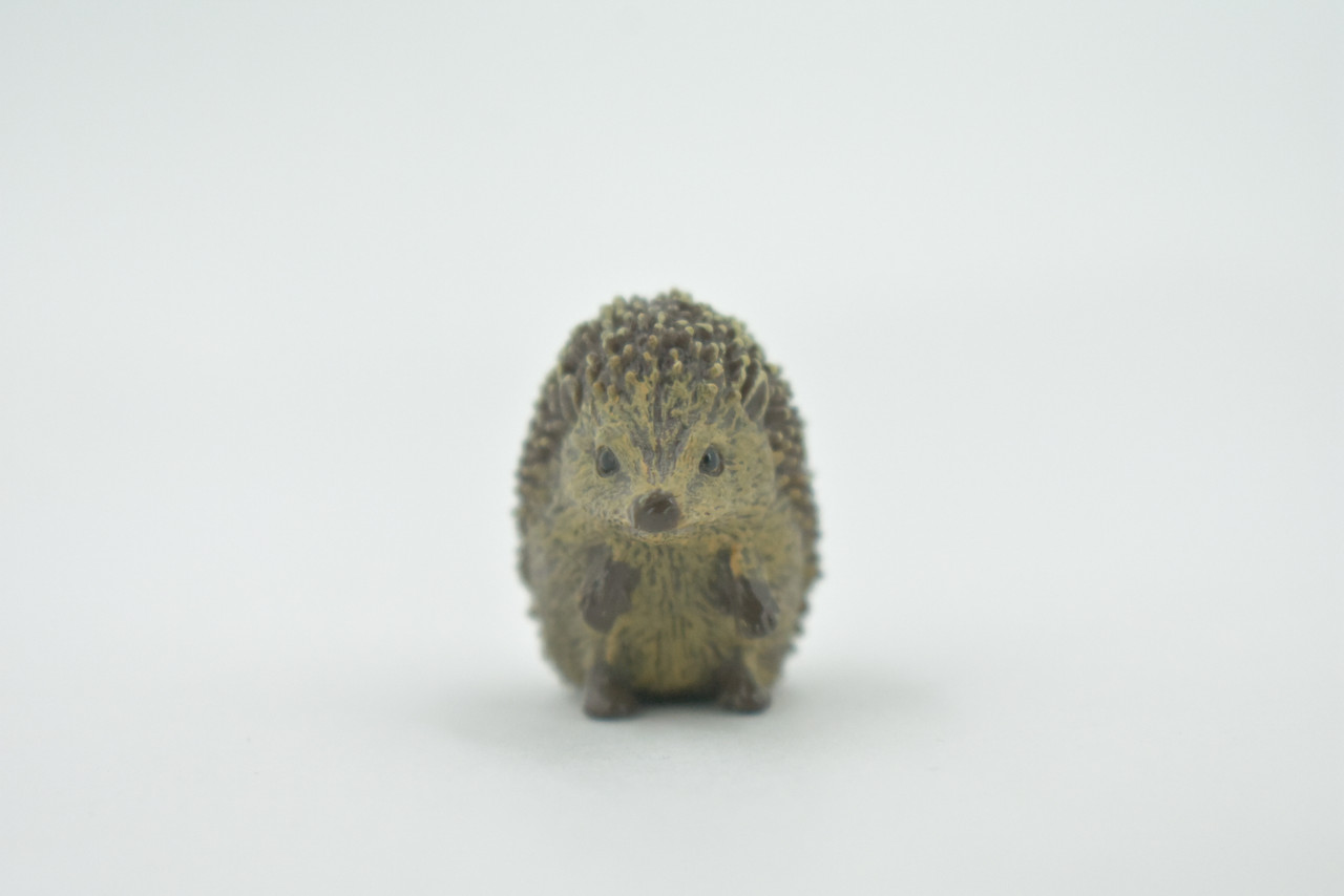 Hedgehog, Museum Quality, Hand Painted, Rubber Animal, Realistic, Figure, Model, Replica, Toy, Kids, Educational, Gift,      1"      CH533 BB159