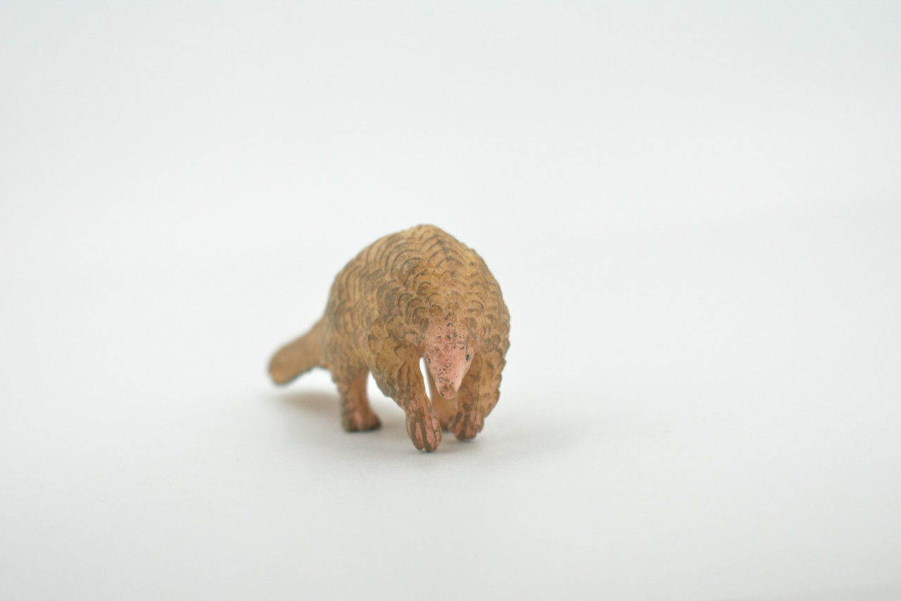 Pangolin, Scaly Anteaters, Museum Quality, Hand Painted, Rubber, Realistic Figure, Model, Replica, Toy, Kids, Model, Replica, Educational, Gift,    4"   CH541 BB159