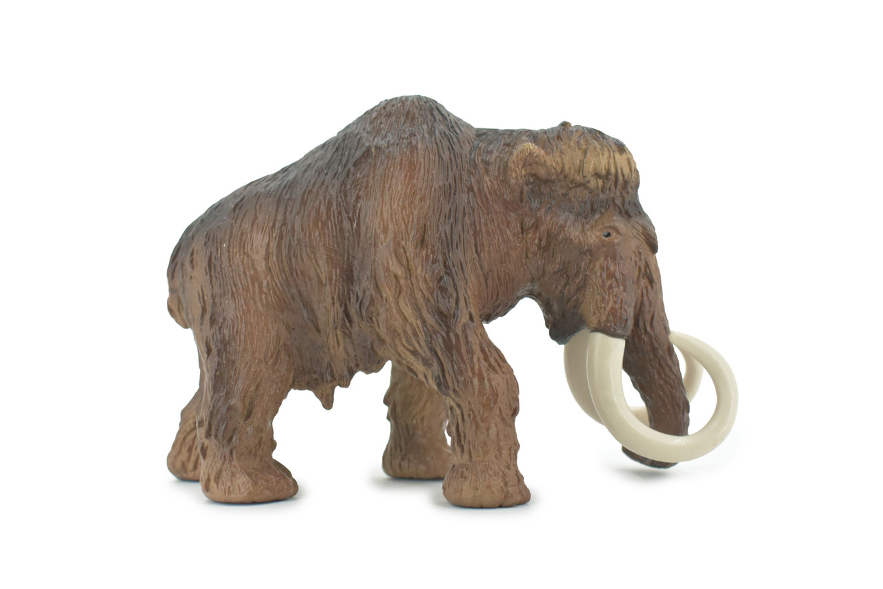 Wooly Mammoth, Mastodons, Elephants, Museum Quality, Hand Painted, Rubber, Realistic, Figure, Model, Replica, Toy, Kids, Educational, Gift,     7"     CH551 BB160