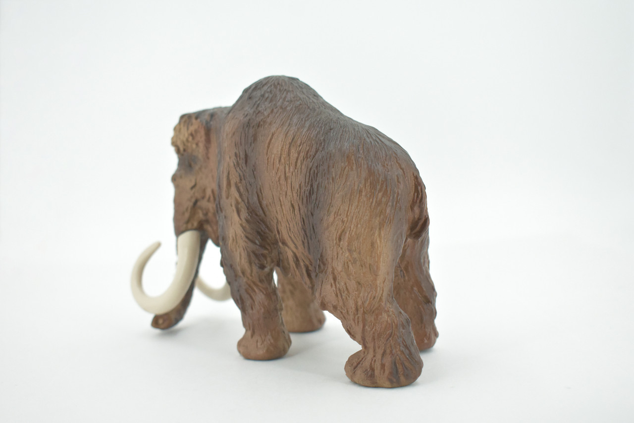 Wooly Mammoth, Mastodons, Elephants, Museum Quality, Hand Painted, Rubber, Realistic, Figure, Model, Replica, Toy, Kids, Educational, Gift,     7"     CH551 BB160