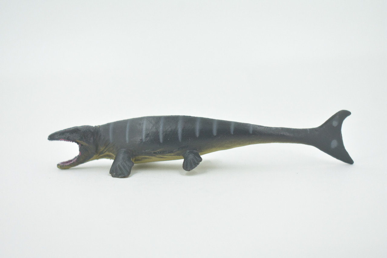 Mosasaurus, Extinct Reptile, Cretaceous, Museum Quality, Hand Painted, Rubber, Realistic Figure, Model, Replica, Toy, Kids, Educational, Gift,     4 1/2"     CH563 BB162