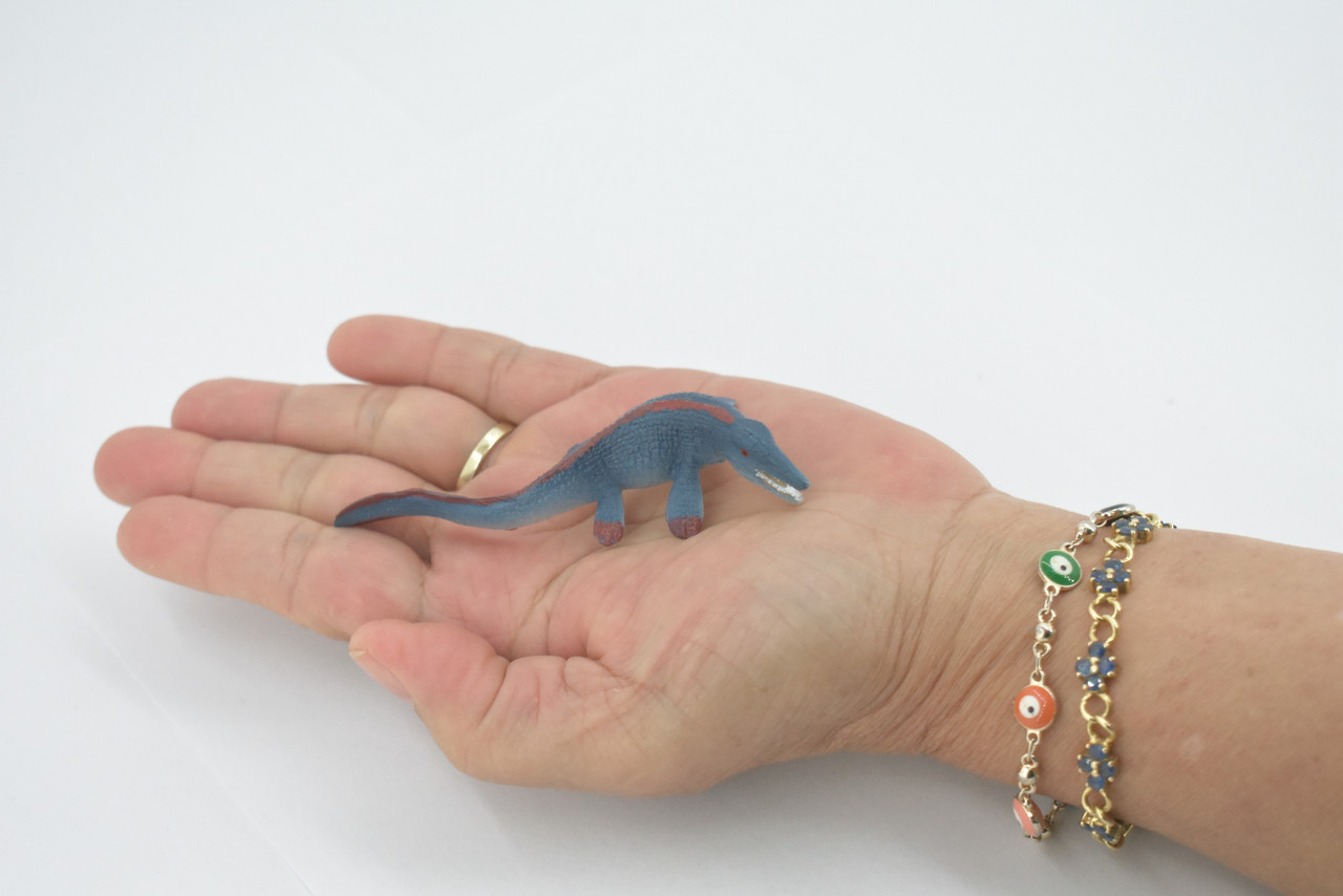 Tylosaurus, Predatory marine reptile, Museum Quality, Hand Painted, Rubber Mosasaur, Realistic Figure, Toy, Kids, Educational, Gift,   3 1/2"    CH580 BB163 