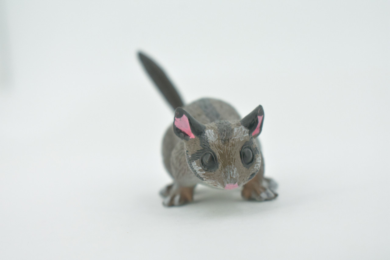 Possum, Museum Quality, Hand Painted, Rubber marsupial, Realistic Toy Figure, Model, Replica, Kids, Educational, Gift,     3"    CH597 BB164