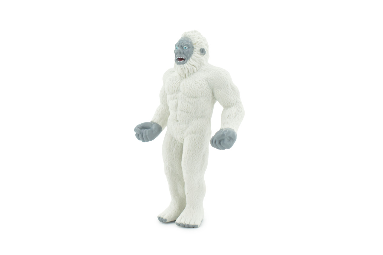 Yeti, Abominable Snowman, High Quality, Hand Painted, Hard Rubber, Fantasy, Toy Figure, Model, Replica, Kids, Educational, Gift,      5"     CH608 BB166