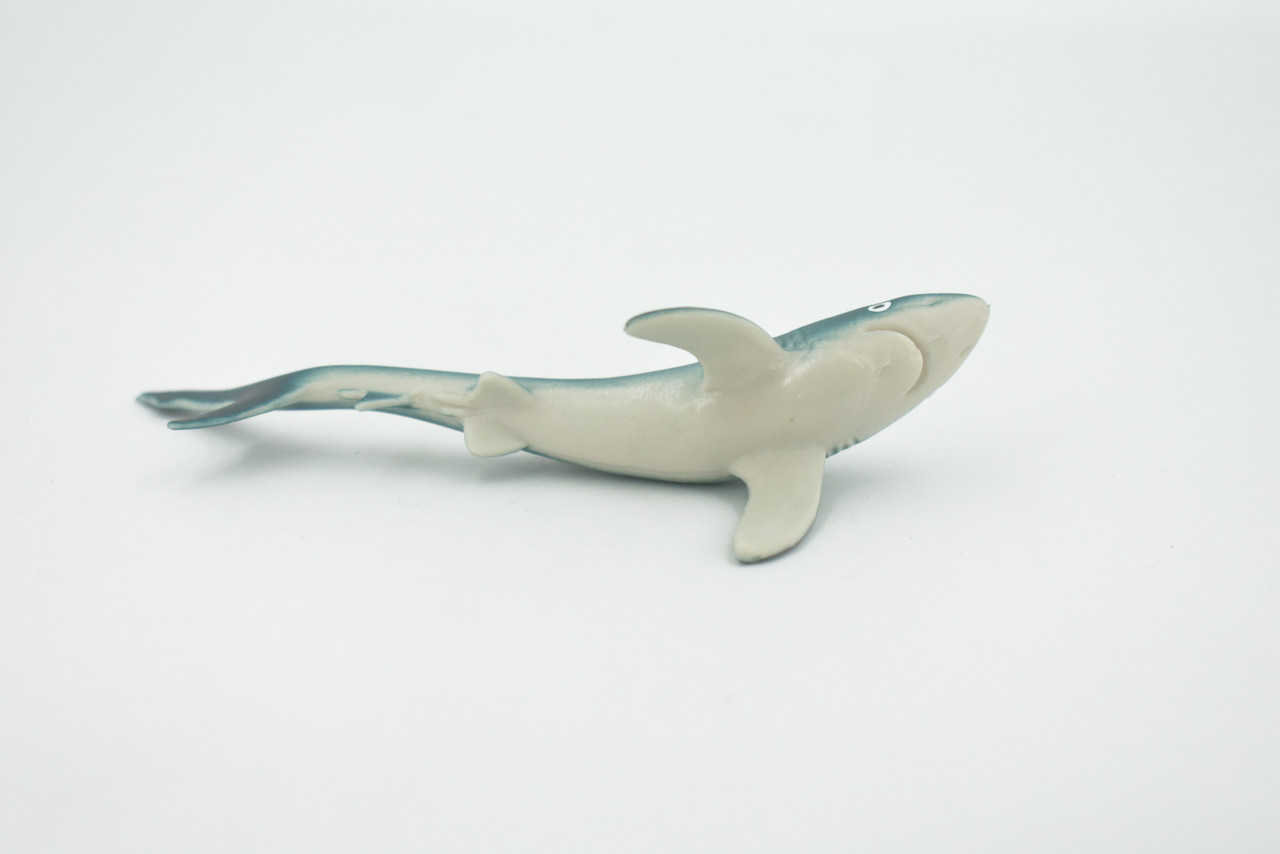 Shark, Blue Shark, Museum Quality, Hand Painted, Rubber Requiem Shark, Realistic, Toy, Figure, Model, Replica, Kids, Educational, Gift,      5"     CH613 BB166