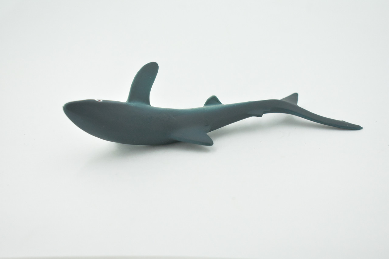 Shark, Blue Shark, Museum Quality, Hand Painted, Rubber Requiem Shark, Realistic, Toy, Figure, Model, Replica, Kids, Educational, Gift,      5"     CH613 BB166