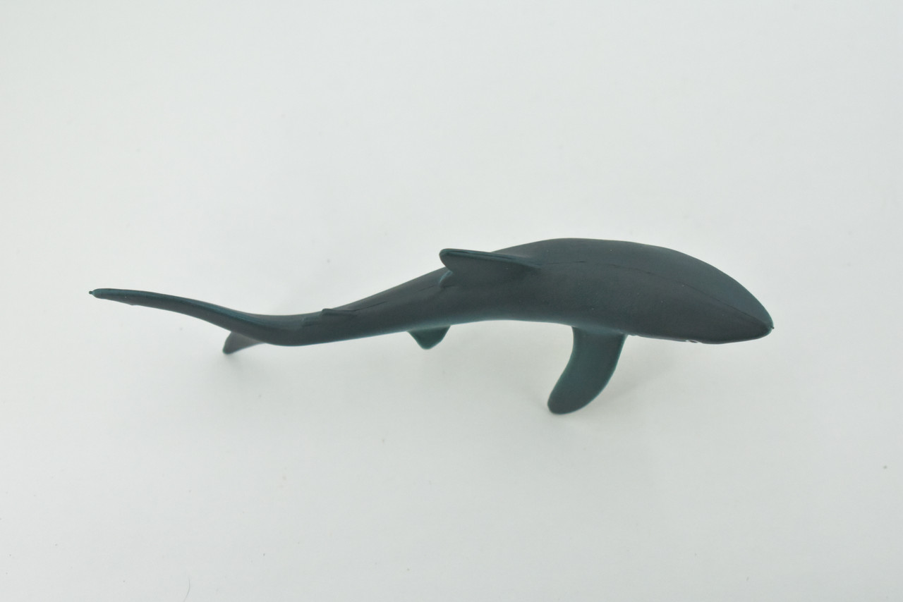 Shark, Blue Shark, Museum Quality, Hand Painted, Rubber Requiem Shark, Realistic, Toy, Figure, Model, Replica, Kids, Educational, Gift,      5"     CH613 BB166