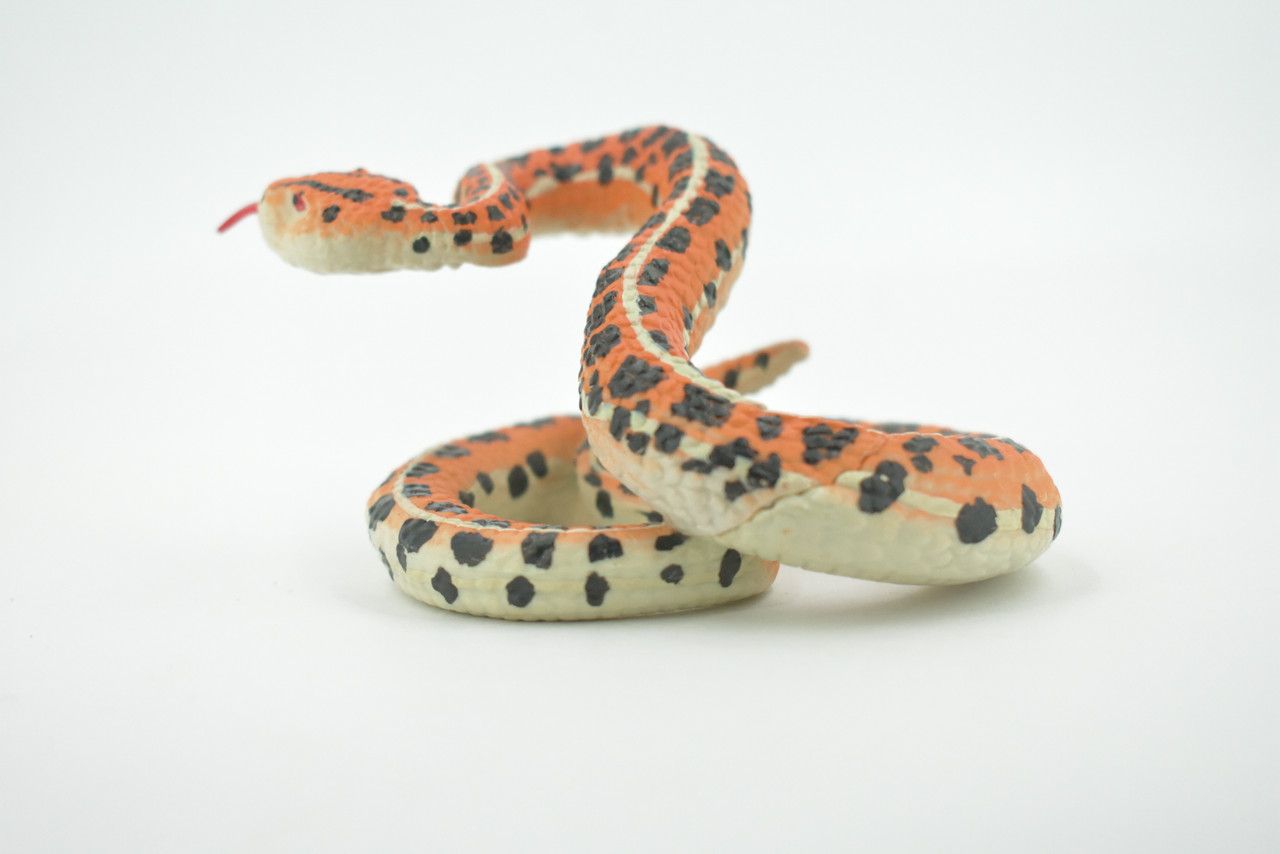 Snake, Rattlesnake, Diamondback, Museum Quality, Rubber Reptile, Hand Painted, Realistic Toy Figure, Model, Replica, Kids, Educational, Gift,     4"    CH621 BB167
