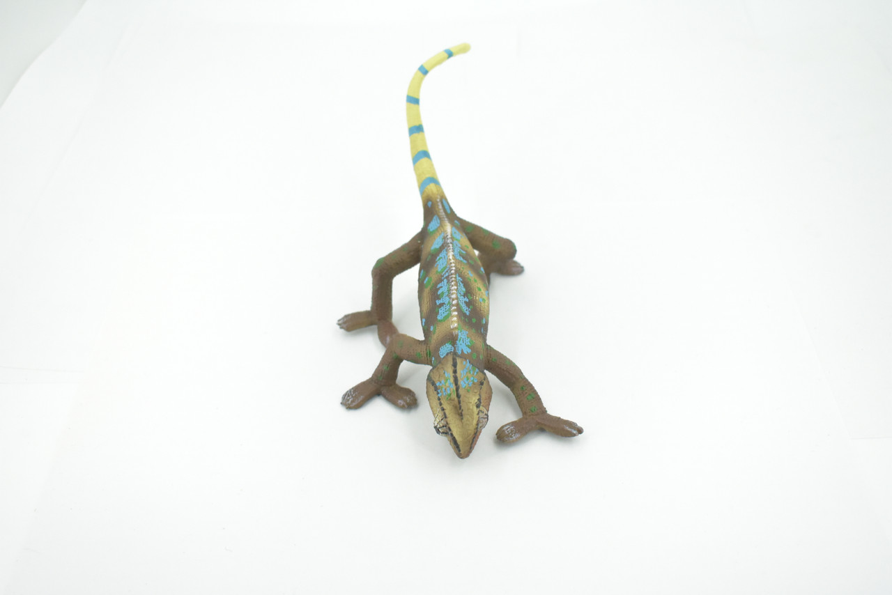 Lizard, Chameleon, Chamaeleonidae, Museum Quality, Hand Painted, Rubber Reptile, Educational, Realistic, Toy, Kids, Lifelike, Educational, Gift,      7"    CH622 BB167