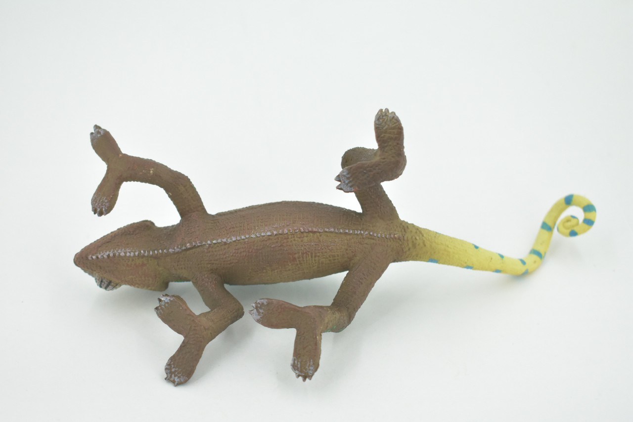 Lizard, Chameleon, Chamaeleonidae, Museum Quality, Hand Painted, Rubber Reptile, Educational, Realistic, Toy, Kids, Lifelike, Educational, Gift,      7"    CH622 BB167