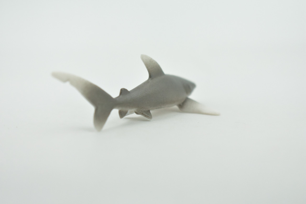 Shark, Oceanic Whitetip Shark, High Quality, Hand Painted, Rubber, Marine Fish, Realistic, Figure, Model, Toy, Kids, Educational, Gift,     3"      CH658 BB169