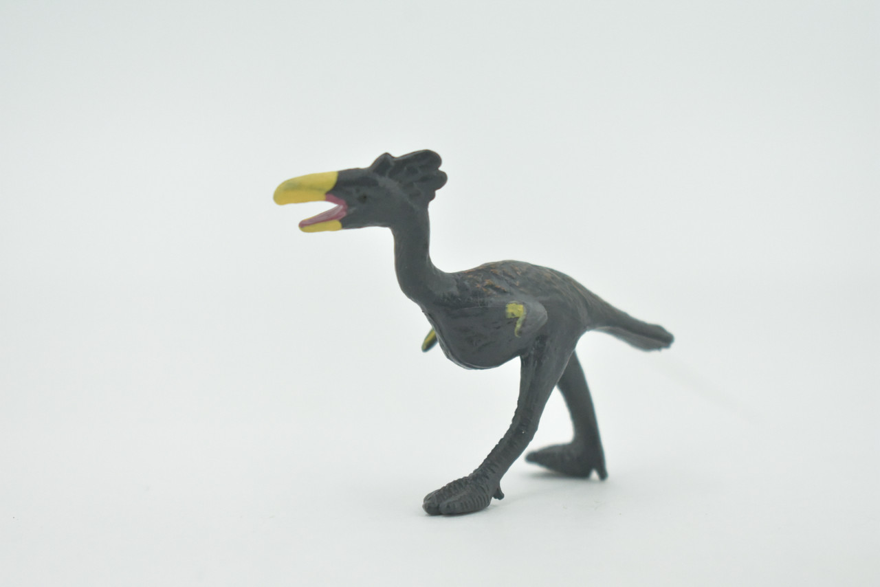 Dinornithidae, Extinct bird, Greater Moa, Prehistoric, High Quality, Hand Painted, Rubber, Realistic, Figure, Model, Toy, Kids, Educational, Gift,     2"      CH660 BB169