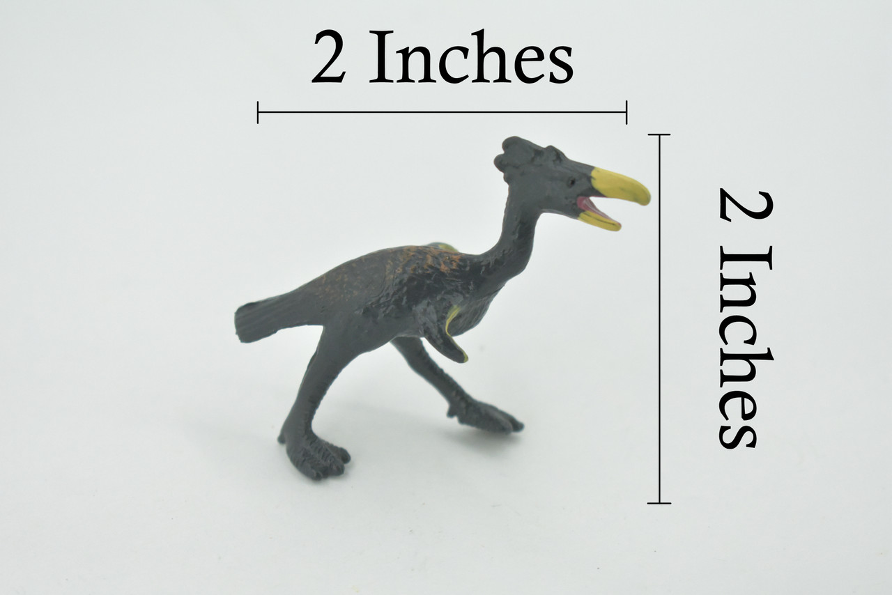 Dinornithidae, Extinct bird, Greater Moa, Prehistoric, High Quality, Hand Painted, Rubber, Realistic, Figure, Model, Toy, Kids, Educational, Gift,     2"      CH660 BB169