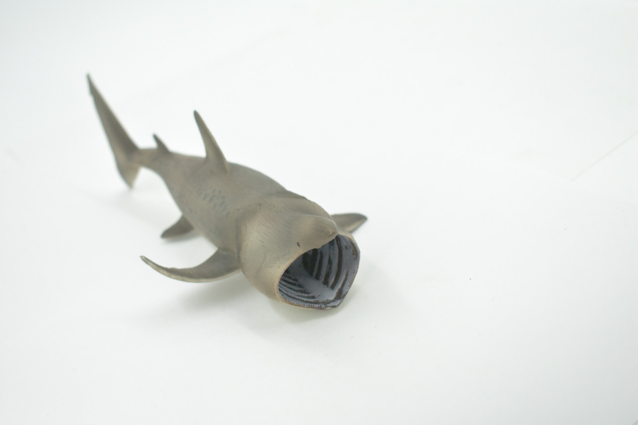 Basking Shark, Museum Quality, Hand Painted, Realistic, Rubber Fish, Figure, Model, Toy, Kids, Educational, Gift,     8 1/2"   CH670 BB170