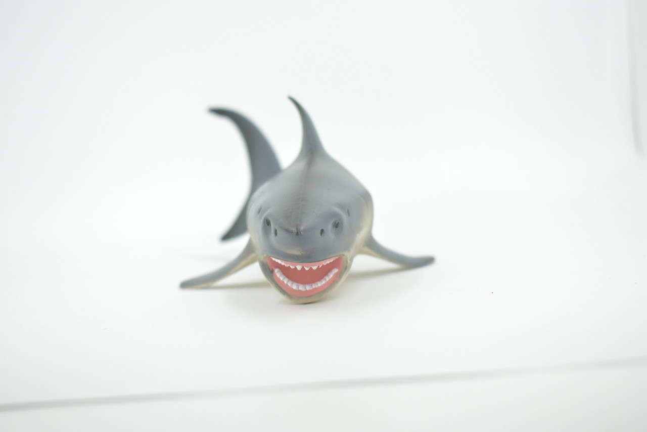 Shark, Great White, Carcharodon carcharias, Museum Quality, Hand Painted, Realistic, Rubber, Fish, Figure, Model, Toy, Kids, Educational, Gift,     8 1/2"   CH671 BB170