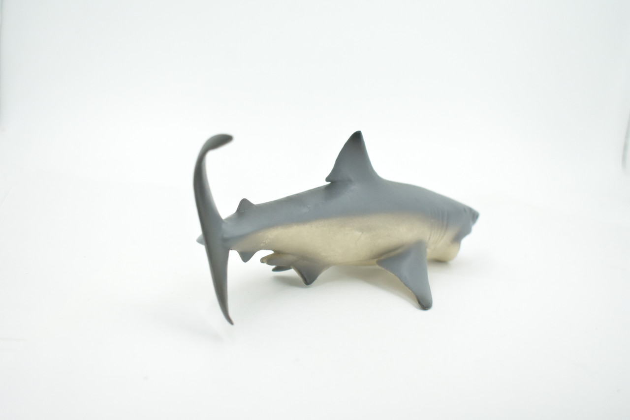 Shark, Great White, Carcharodon carcharias, Museum Quality, Hand Painted, Realistic, Rubber, Fish, Figure, Model, Toy, Kids, Educational, Gift,     8 1/2"   CH671 BB170