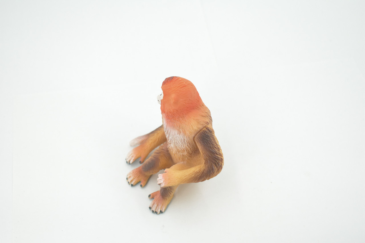 Monkey, Golden monkey, Primate, Museum Quality, Hand Painted, Realistic, Rubber, Figure, Model, Toy, Kids, Educational, Gift,      3 1/2"      CH672 BB170 