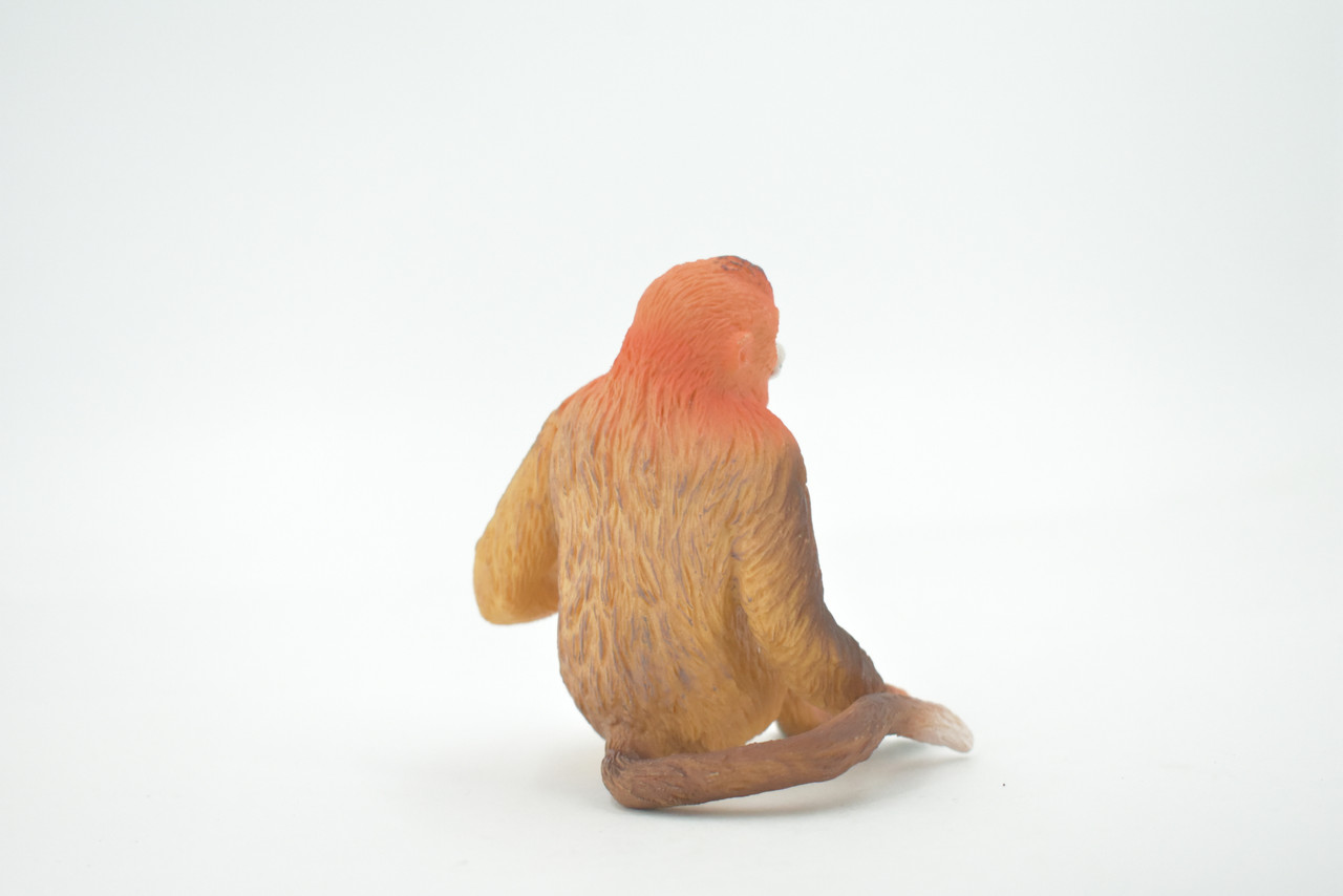 Monkey, Golden monkey, Primate, Museum Quality, Hand Painted, Realistic, Rubber, Figure, Model, Toy, Kids, Educational, Gift,      3 1/2"      CH672 BB170 