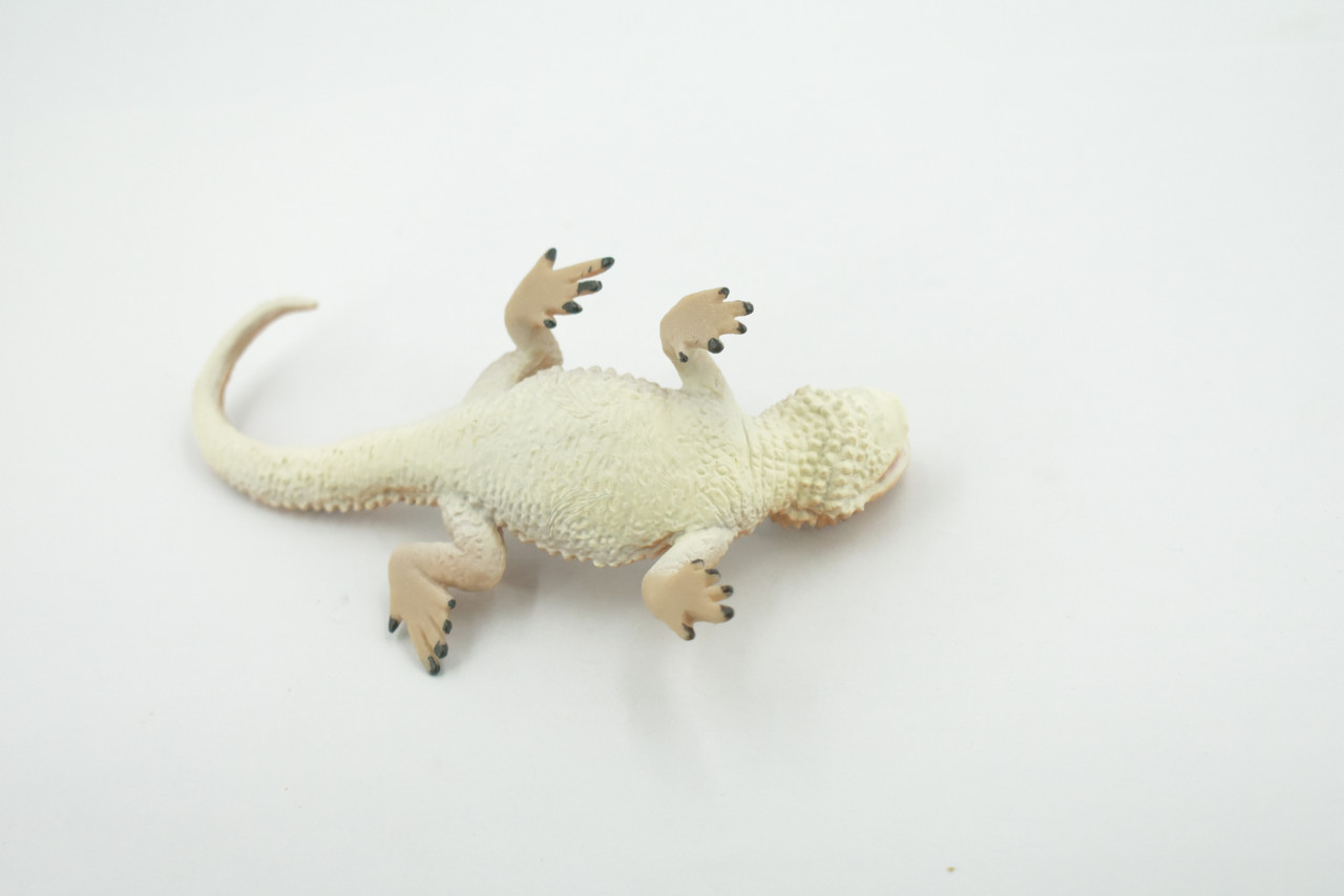 Lizard, Bearded Dragon, Pogona, Reptile, Museum Quality, Hand Painted, Rubber, Educational, Realistic, Lifelike, Toy, Kids, Gift,    5"    CH686 BB172