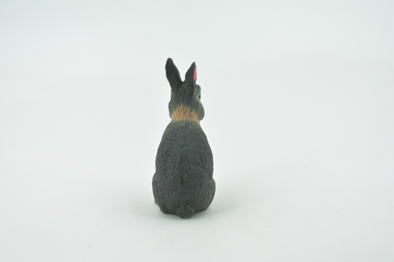 Rabbit, Hare, Bunny Rabbits, Museum Quality, Hand Painted, Rubber, Animal, Toy, Figure, Realistic, Model, Replica, Kids, Educational, Gift,        2"     CH708 BB174