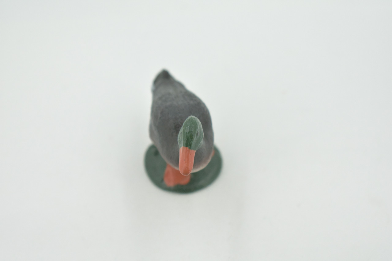 Bird, Mallard Duck, Drake, Male, Museum Quality, Hand Painted, Rubber, Realistic, Figure, Model, Replica, Toy, Kids, Educational, Gift,        3"        CH715 BB174
